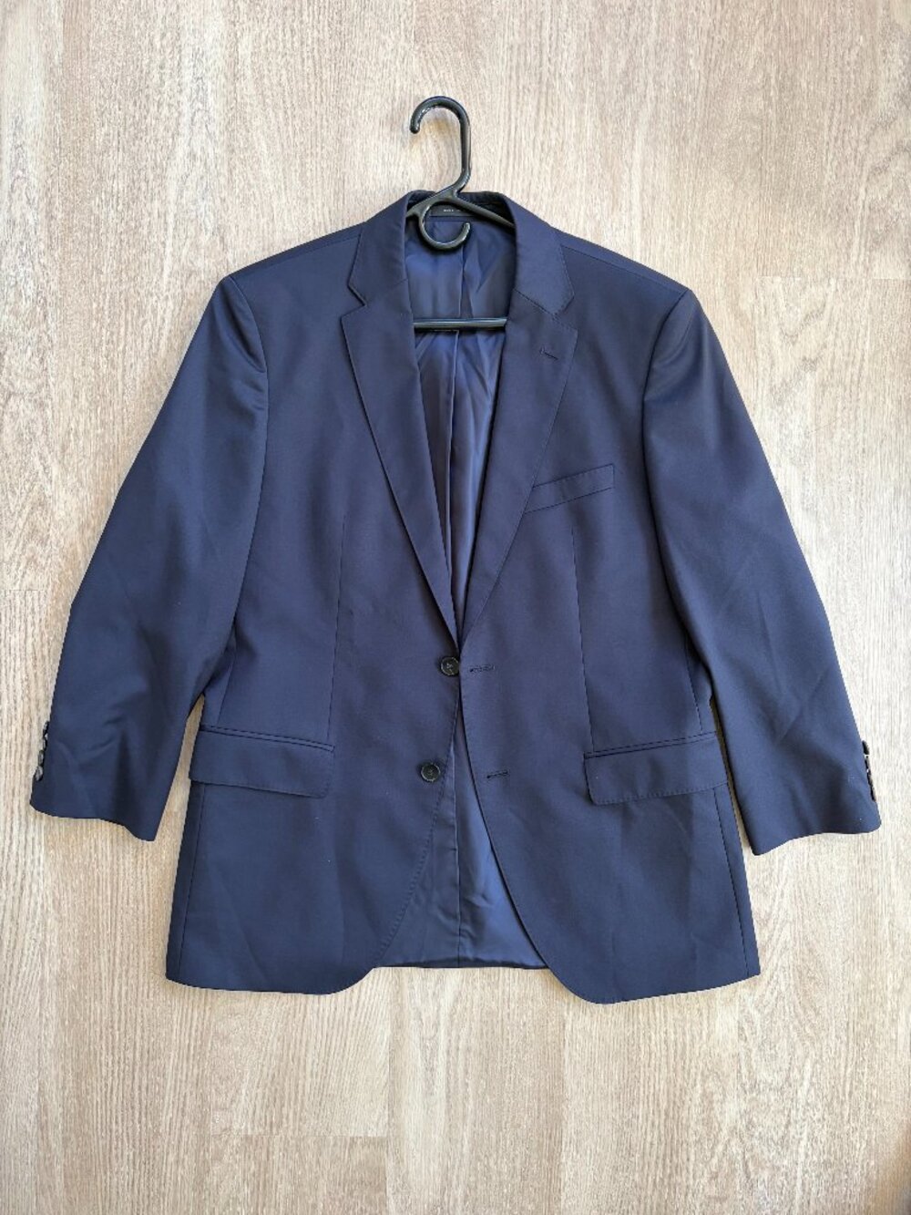 Hugo Boss Mens 40R Blue Super 100 Reda Wool 2 Button Suit Jacket Blazer Turkey